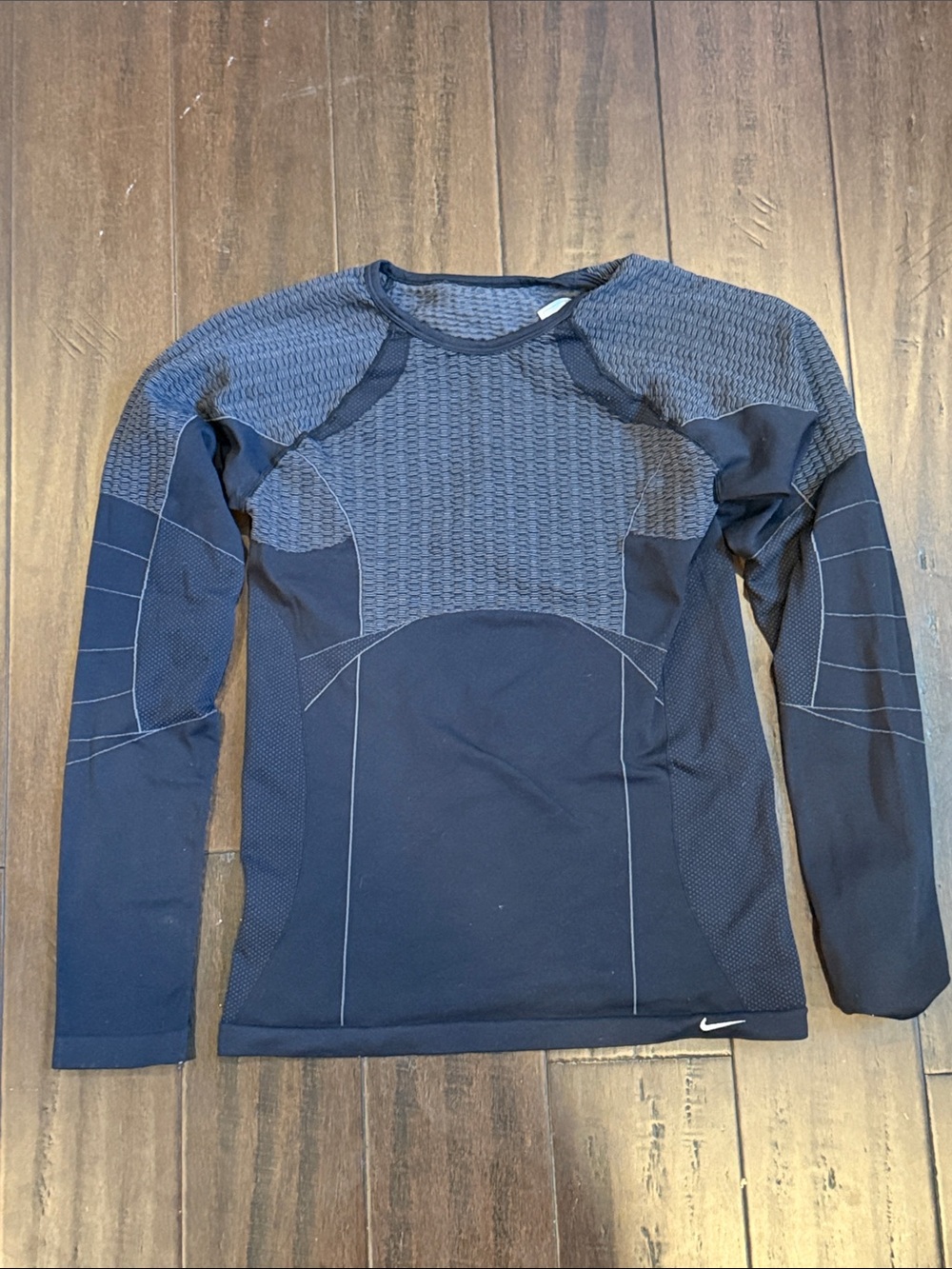 Nike Black Seamless Long Sleeve Performance Top